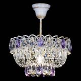 Люстра Астра Бутон №1 Фиолетовая - белая с подвесом в Ижевске