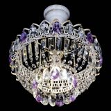 Люстра Астра Бутон №1 Фиолетовая - белая с подвесом в Ижевске
