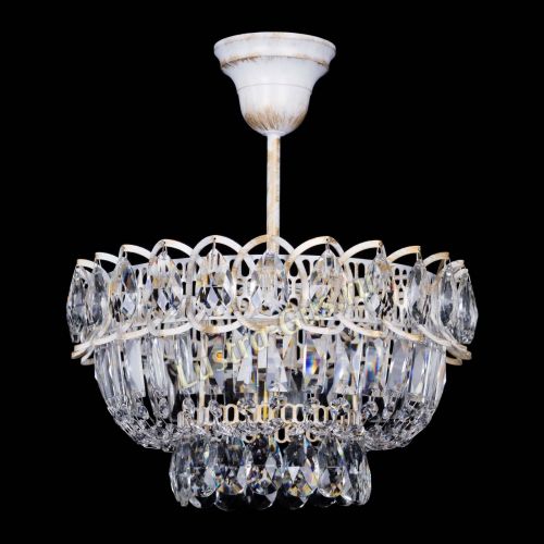 Люстра Астра Бутон №1 белая с подвесом  в Ижевске Гусь Хрустальный