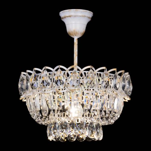 Люстра Астра Бутон №1 белая с подвесом  в Ижевске Гусь Хрустальный