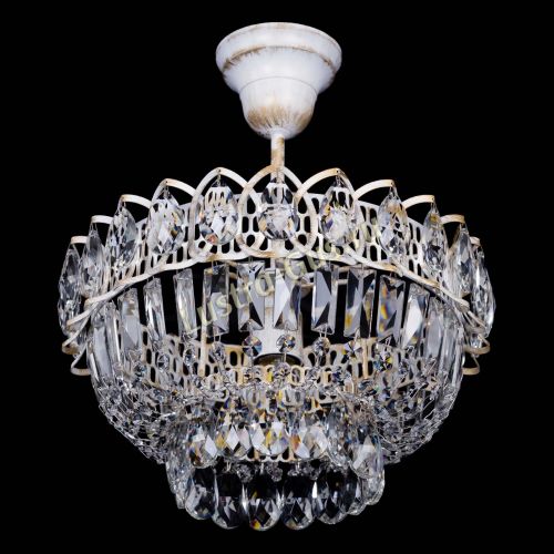 Люстра Астра Бутон №1 белая с подвесом  в Ижевске Гусь Хрустальный