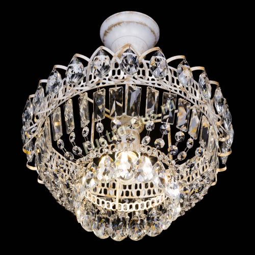 Люстра Астра Бутон №1 белая с подвесом  в Ижевске Гусь Хрустальный