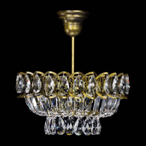 Люстра Астра Бутон №1 с подвесом под бронзу в Ижевске Гусь Хрустальный