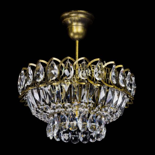 Люстра Астра Бутон №1 с подвесом под бронзу в Ижевске Гусь Хрустальный