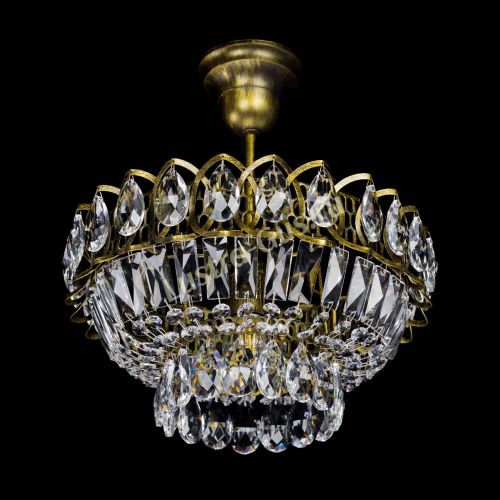 Люстра Астра Бутон №1 с подвесом под бронзу в Ижевске Гусь Хрустальный