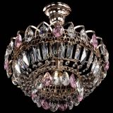 Люстра Астра Бутон №1 с подвесом Розовая в Ижевске