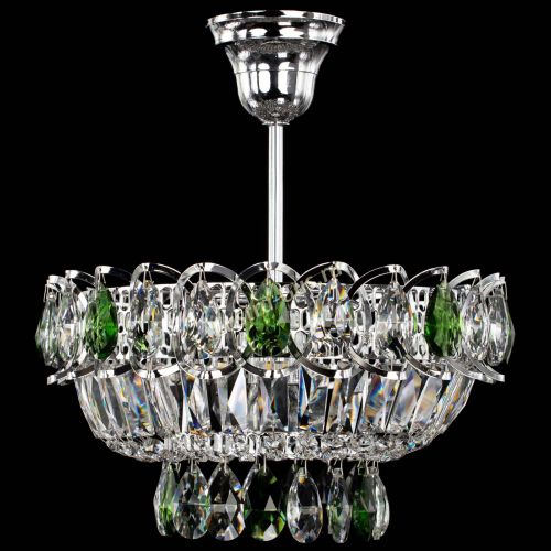 Люстра Астра Бутон №1 с подвесом Зеленая в Ижевске Гусь Хрустальный