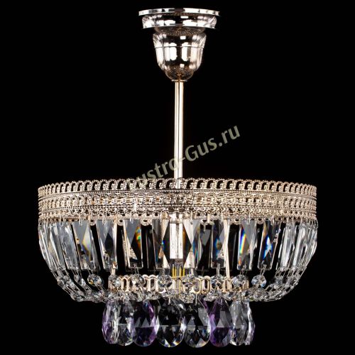 Люстра Астра Флоренция №1 мини фиолетовая в Ижевске Гусь Хрустальный