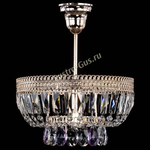 Люстра Астра Флоренция №1 мини фиолетовая в Ижевске Гусь Хрустальный