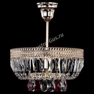 Люстра хрустальная Астра Флоренция №1 мини красная