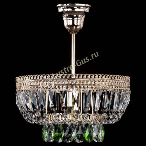Люстра Астра Флоренция №1 мини зеленая в Ижевске Гусь Хрустальный