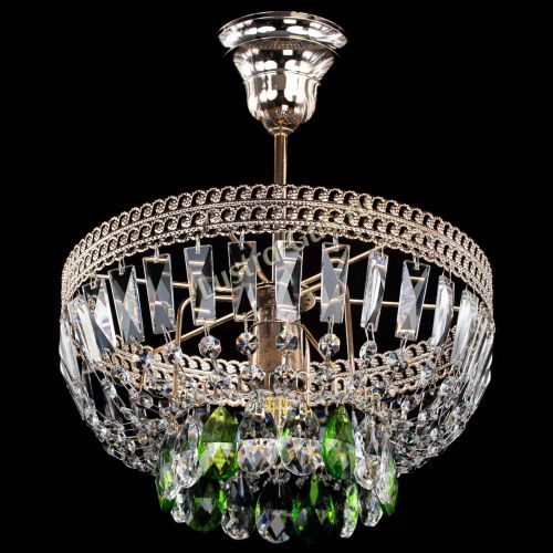 Люстра Астра Флоренция №1 мини зеленая в Ижевске Гусь Хрустальный