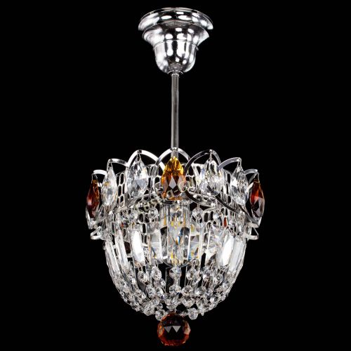 Люстра Астра Купол №1 с подвесом Чайная в Ижевске Гусь Хрустальный