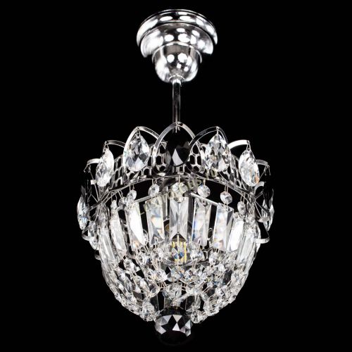 Люстра Астра Купол №1 с подвесом Черная в Ижевске Гусь Хрустальный