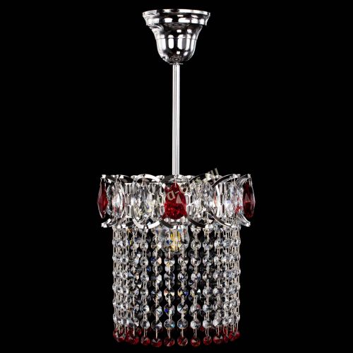 Люстра Астра оптикон №1 красная в Ижевске Гусь Хрустальный