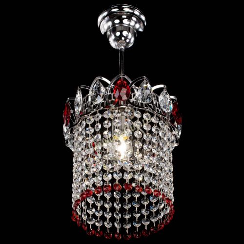 Люстра Астра оптикон №1 красная в Ижевске Гусь Хрустальный