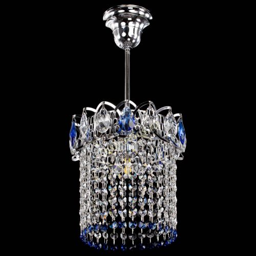 Люстра Астра оптикон №1 синяя в Ижевске Гусь Хрустальный