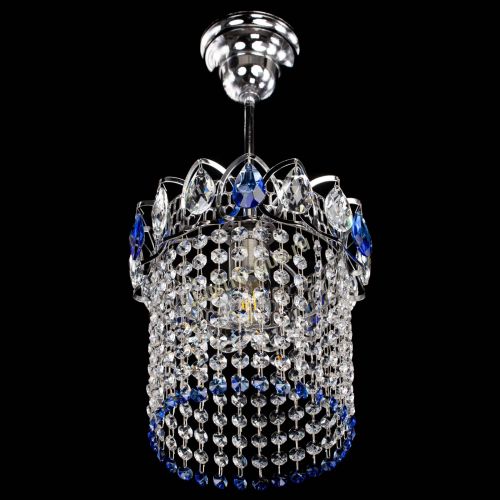 Люстра Астра оптикон №1 синяя в Ижевске Гусь Хрустальный