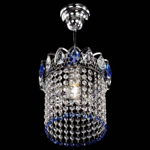 Люстра Астра оптикон №1 синяя в Ижевске Гусь Хрустальный