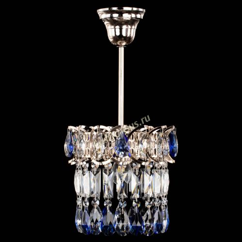 Люстра Астра пластинка №1 синяя в Ижевске Гусь Хрустальный