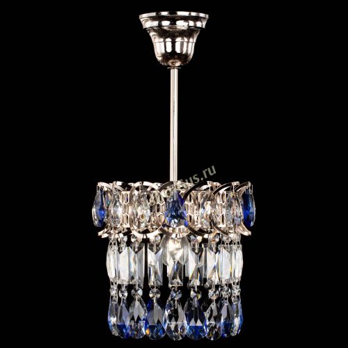 Люстра Астра пластинка №1 синяя в Ижевске Гусь Хрустальный