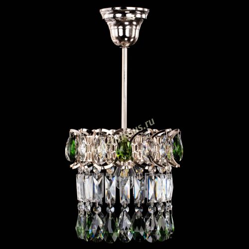Люстра Астра пластинка №1 зеленая в Ижевске Гусь Хрустальный