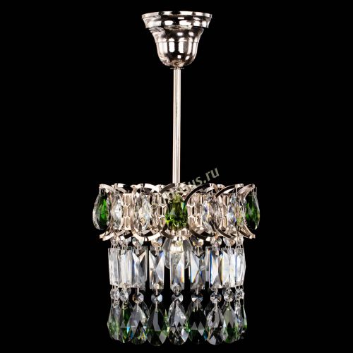 Люстра Астра пластинка №1 зеленая в Ижевске Гусь Хрустальный