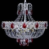 Люстра Астра Белая с подвесом красная в Ижевске