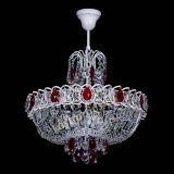 Люстра Астра Белая с подвесом красная в Ижевске