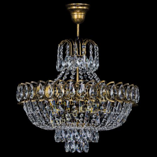 Люстра Астра с подвесом под бронзу в Ижевске Гусь Хрустальный