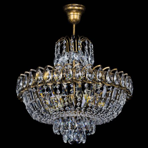 Люстра Астра с подвесом под бронзу в Ижевске Гусь Хрустальный