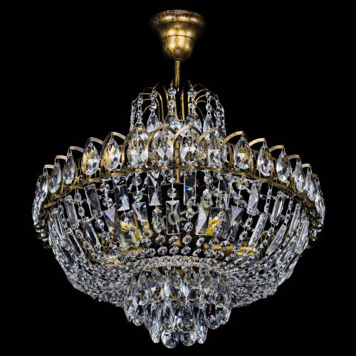 Люстра Астра с подвесом под бронзу в Ижевске Гусь Хрустальный