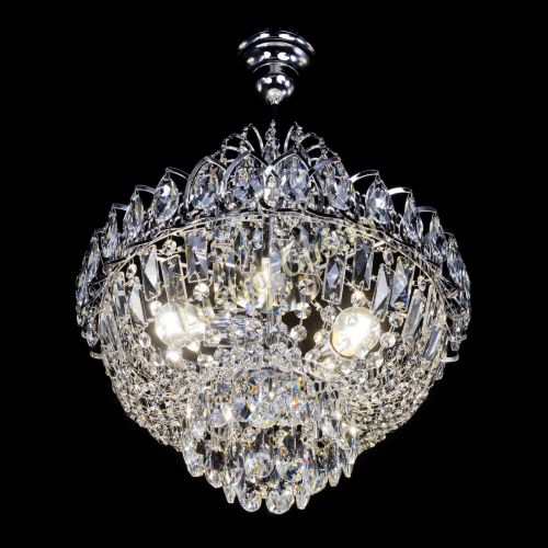 Люстра Астра 3 лампы с подвесом в Ижевске Гусь Хрустальный