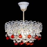 Люстра Астра шар №1 Красная белая в Ижевске