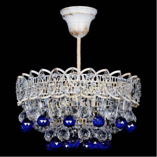 Люстра Астра шар №1 Синяя белая в Ижевске Люстра Астра шар №1 Синяя белая в Ижевске