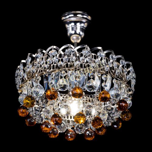 Люстра Астра шар чайная 1 лампа в Ижевске Гусь Хрустальный