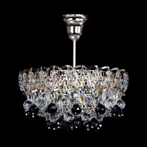 Люстра Астра шар черная 1 лампа в Ижевске Гусь Хрустальный