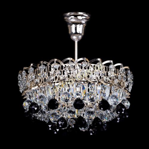 Люстра Астра шар черная 1 лампа в Ижевске Гусь Хрустальный