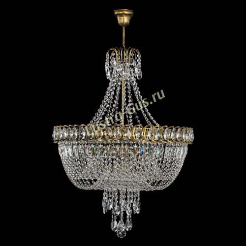 Люстра Астра Водопад №5 с подвесом под бронзу в Ижевске Гусь Хрустальный