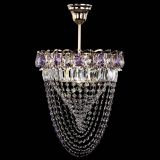 Люстра Астра Водоворот с подвесом №1 фиолетовая в Ижевске