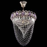 Люстра Астра Водоворот с подвесом №1 фиолетовая в Ижевске