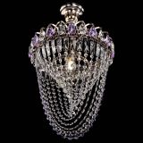 Люстра Астра Водоворот с подвесом №1 фиолетовая в Ижевске