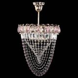 Люстра Астра Водоворот с подвесом №1 розовая в Ижевске