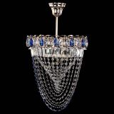 Люстра Астра Водоворот с подвесом №1 синяя в Ижевске