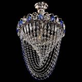 Люстра Астра Водоворот с подвесом №1 синяя в Ижевске