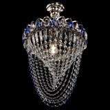 Люстра Астра Водоворот с подвесом №1 синяя в Ижевске