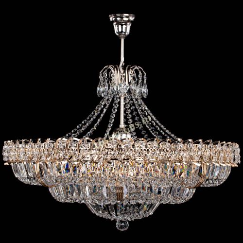 Люстра Двойное кольцо пластинка с подвесом (оптиконы) в Ижевске Гусь Хрустальный