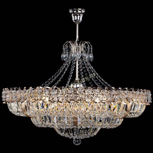 Люстра Двойное кольцо пластинка с подвесом (оптиконы) в Ижевске Гусь Хрустальный