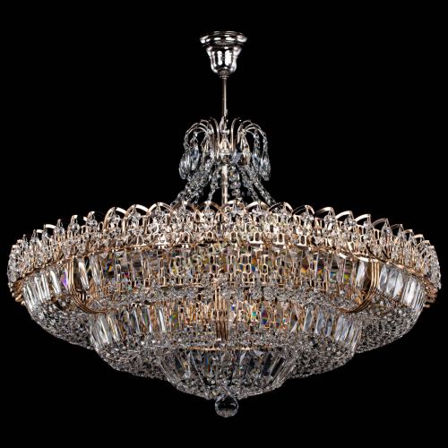 Люстра Двойное кольцо пластинка с подвесом (оптиконы) в Ижевске Гусь Хрустальный