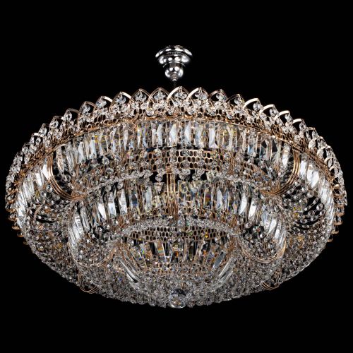 Люстра Двойное кольцо пластинка с подвесом (оптиконы) в Ижевске Гусь Хрустальный